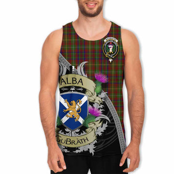 MacMaster (McMaster) Tartan Family Crest Men's Tank Top Lion Rampant Royal Thistle Shield Celtic Inspired Men - Tartan Vibes Clothing