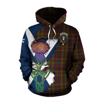MacMaster (McMaster) Tartan Family Crest Cotton Hoodie Scottish Thistle Celtic Inspired Pullover Hoodie XS - Tartan Vibes Clothing
