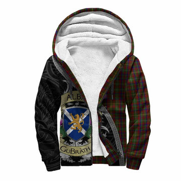 MacMaster (McMaster) Tartan Family Crest Sherpa Hoodie Lion Rampant Royal Thistle Shield Celtic Inspired Unisex S - Tartan Vibes Clothing