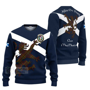 MacMaster (McMaster) Tartan Lion Rampant Ugly Sweater Proudly Display Your Heritage with Alba Gu Brath and Clan Name Unisex - Tartan Vibes Clothing