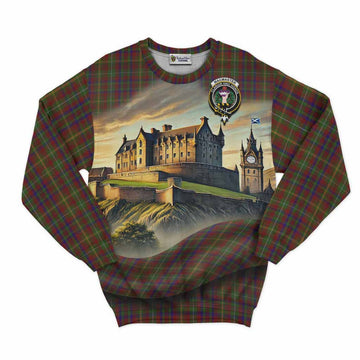 MacMaster (McMaster) Tartan Family Crest Sweatshirt with Scottish Ancient Castle Style Unisex - Tartan Vibes Clothing