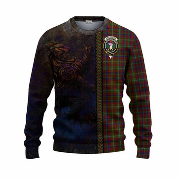 MacMaster (McMaster) Tartan Family Crest Knitted Sweater Alba Gu Brath Be Brave Lion Ancient Style Unisex - Tartan Vibes Clothing