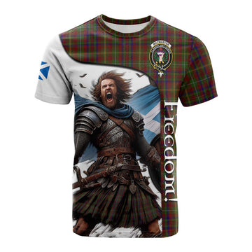 MacMaster (McMaster) Crest Tartan Cotton T-shirt Inspired by the Freedom of Scottish Warrior