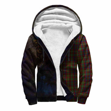 MacMaster (McMaster) Tartan Family Crest Sherpa Hoodie Alba Gu Brath Be Brave Lion Ancient Style Unisex S - Tartan Vibes Clothing