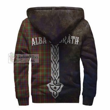 MacMaster (McMaster) Tartan Family Crest Sherpa Hoodie Alba Gu Brath Be Brave Lion Ancient Style - Tartan Vibes Clothing