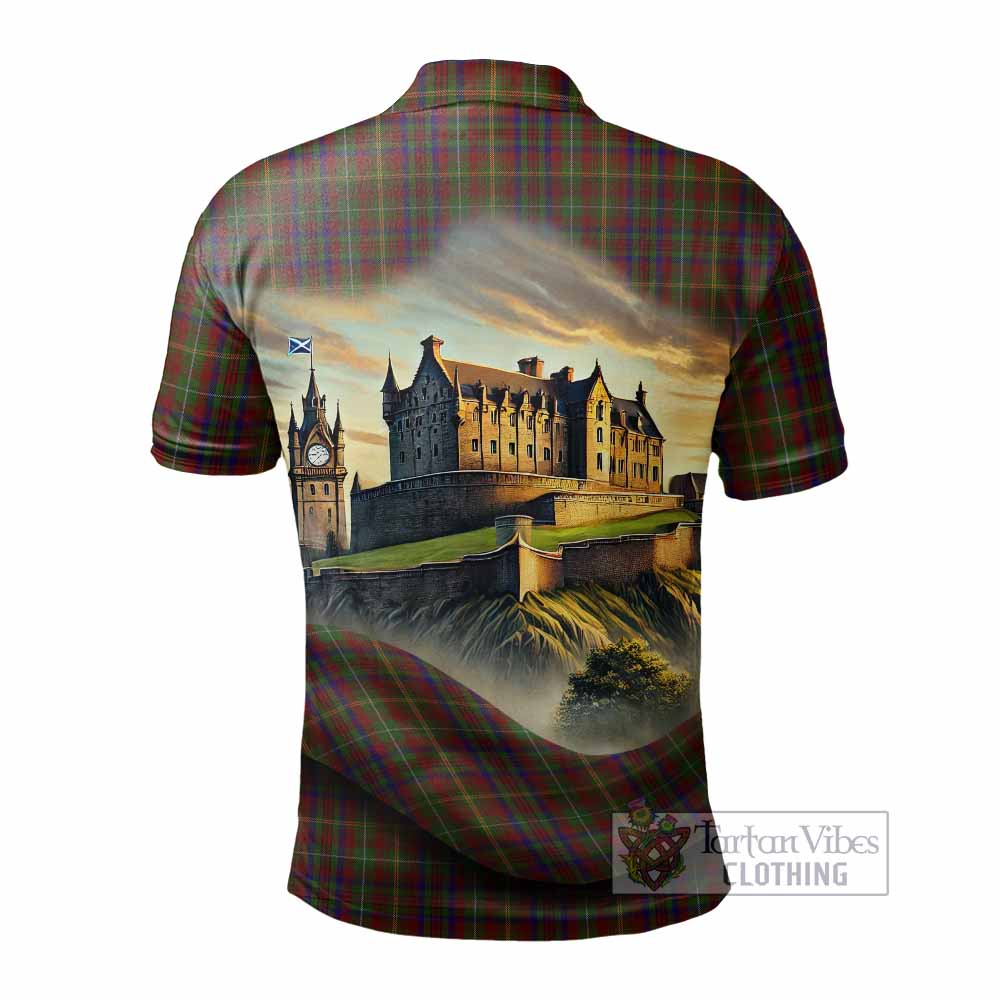 MacMaster (McMaster) Tartan Family Crest Polo Shirt with Scottish Ancient Castle Style - Tartan Vibes Clothing