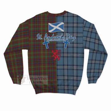 MacMaster (McMaster) Tartan Sweatshirt Happy St. Andrew's Day Half Tartan Style