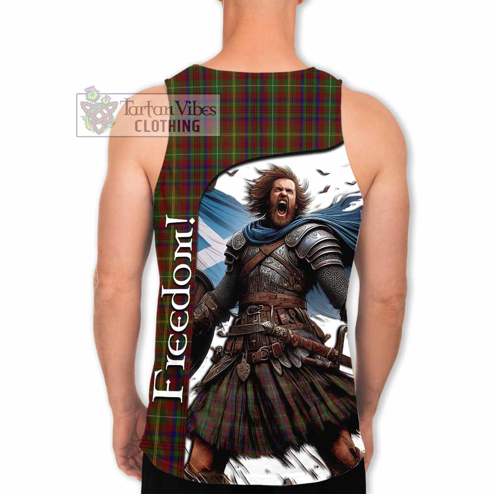 Tartan Vibes Clothing MacMaster (McMaster) Crest Tartan Men's Tank Top Inspired by the Freedom of Scottish Warrior