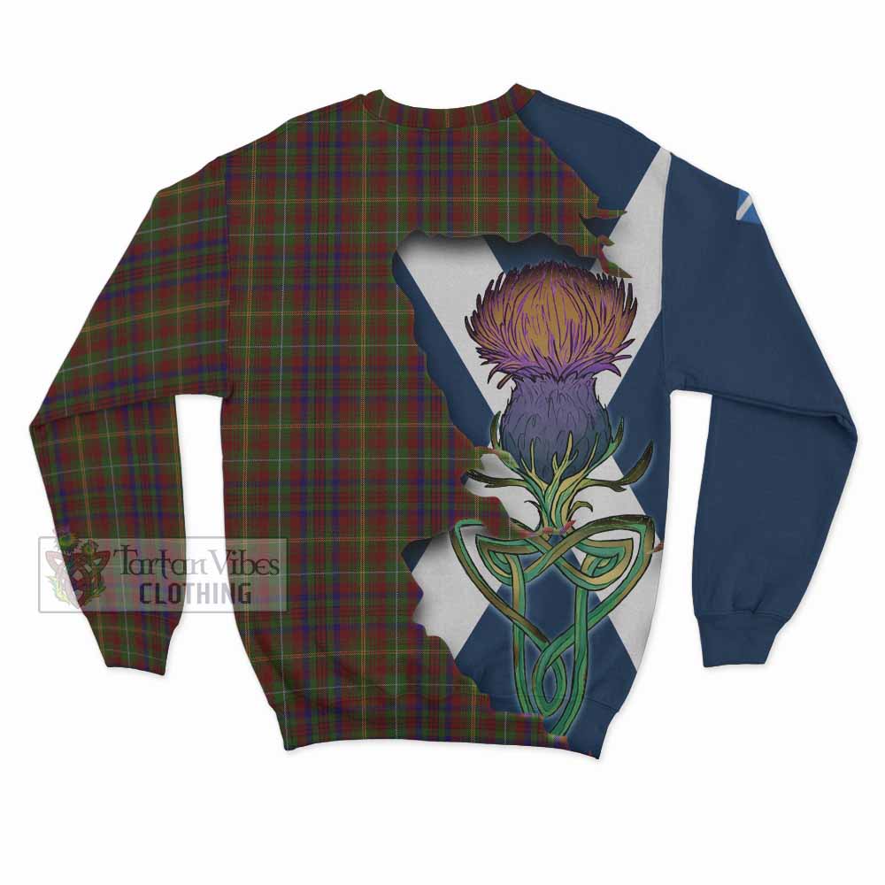 MacMaster (McMaster) Tartan Family Crest Sweatshirt Scottish Thistle Celtic Inspired - Tartan Vibes Clothing