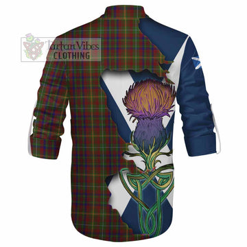 MacMaster (McMaster) Tartan Family Crest Ghillie Kilt Shirt Scottish Thistle Celtic Inspired - Tartan Vibes Clothing