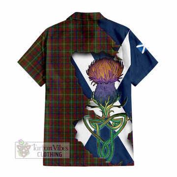 MacMaster (McMaster) Tartan Family Crest Hawaiian Shirt Scottish Thistle Celtic Inspired - Tartan Vibes Clothing