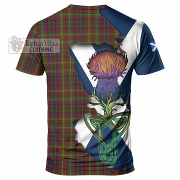 MacMaster (McMaster) Tartan Family Crest T-Shirt Scottish Thistle Celtic Inspired - Tartan Vibes Clothing