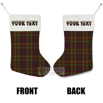 MacMaster (McMaster) Tartan Christmas Stocking with Personalized Text