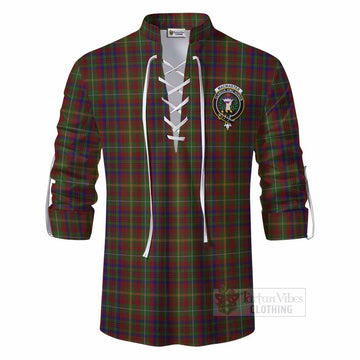 MacMaster (McMaster) Tartan Ghillie Kilt Shirt with Family Crest DNA In Me Style - Tartan Vibes Clothing