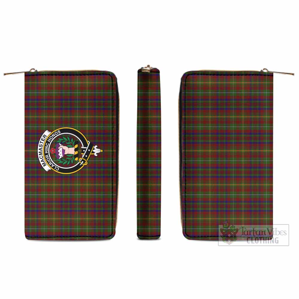 MacMaster (McMaster) Tartan Women's Leather Wallet with Family Crest - Tartan Vibes Clothing