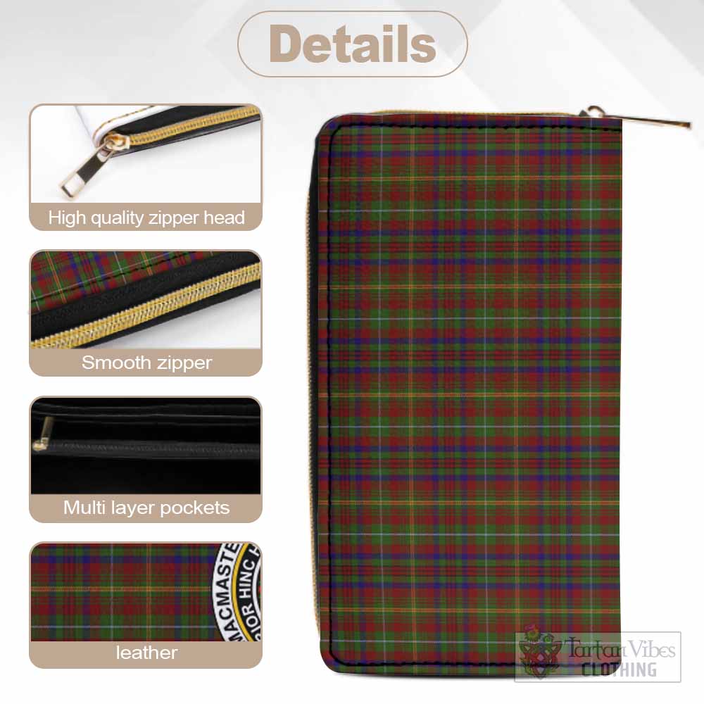 MacMaster (McMaster) Tartan Women's Leather Wallet with Family Crest - Tartan Vibes Clothing