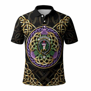 MacMaster (McMaster) Clan Crest Polo Shirt Celtic Scottish Thistle Kid - Tartan Vibes Clothing