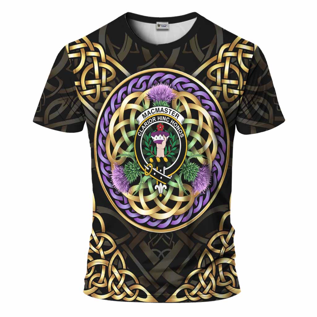 MacMaster (McMaster) Clan Crest T-Shirt Celtic Scottish Thistle Kid's Shirt - Tartan Vibes Clothing