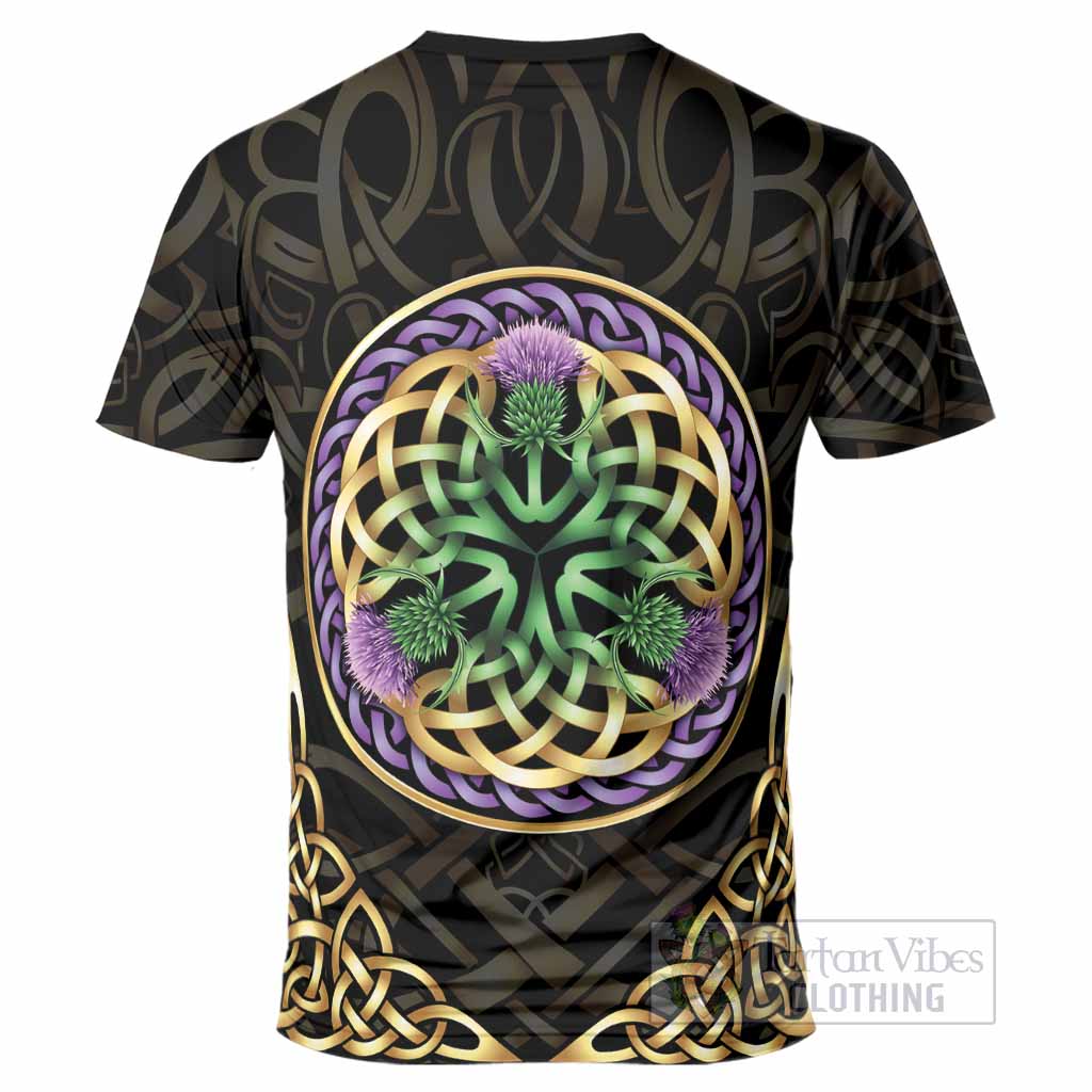 MacMaster (McMaster) Clan Crest T-Shirt Celtic Scottish Thistle - Tartan Vibes Clothing