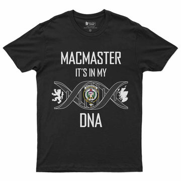 MacMaster (McMaster) Clan DNA Men's T-Shirt Black - Tartan Vibes Clothing