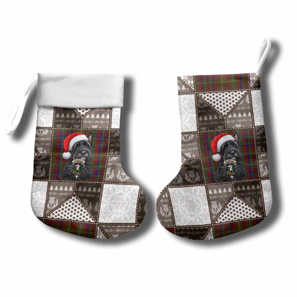 MacMaster (McMaster) Scottish Terrier Tartan Christmas Stocking Patchwork Style - Tartan Vibes Clothing