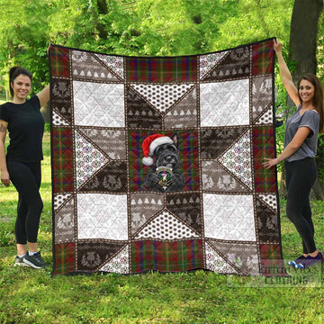 MacMaster (McMaster) Scottish Terrier Tartan Christmas Premium Quilt Patchwork Style - Tartan Vibes Clothing
