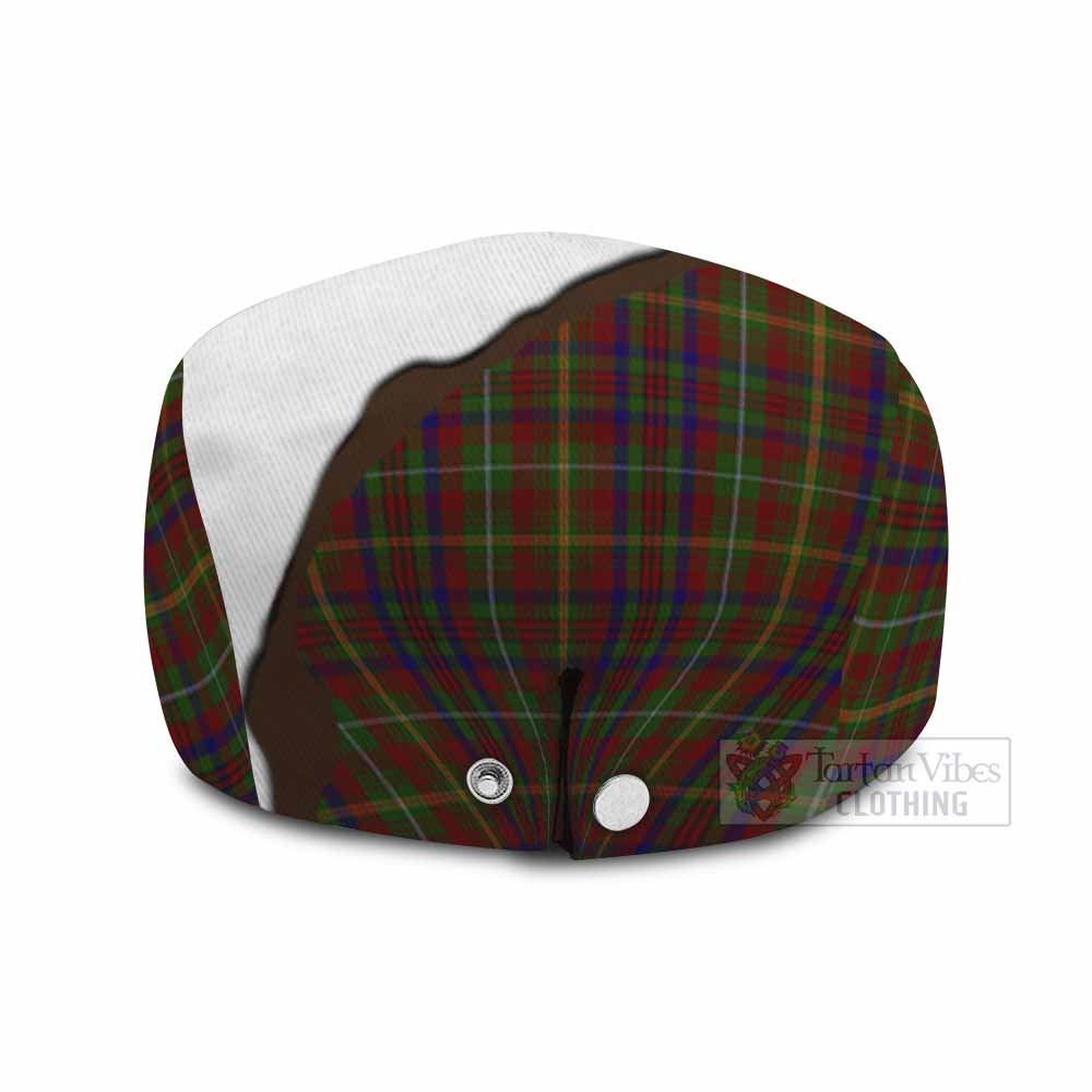 MacMaster (McMaster) Scottish Terrier Tartan Flat Cap, Jeff Cap Thistle Heritage Art - Tartan Vibes Clothing