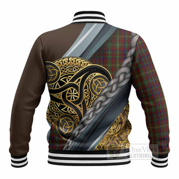 MacMaster (McMaster) Tartan Crest Baseball Jacket Scottish Triskele Celtic - Tartan Vibes Clothing