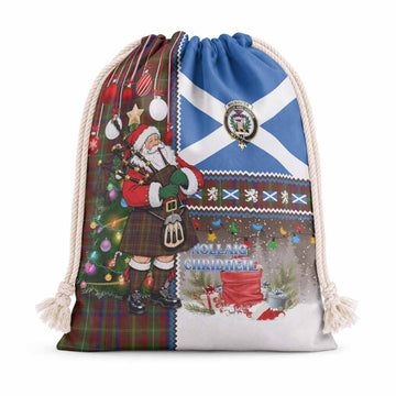 MacMaster (McMaster) Tartan Crest Christmas Gift Bag Nollaig Chridheil Patchwork Style - Tartan Vibes Clothing