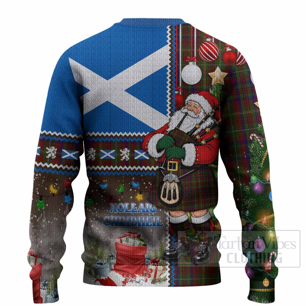 MacMaster (McMaster) Tartan Crest Christmas Ugly Sweater Nollaig Chridheil Patchwork Style - Tartan Vibes Clothing
