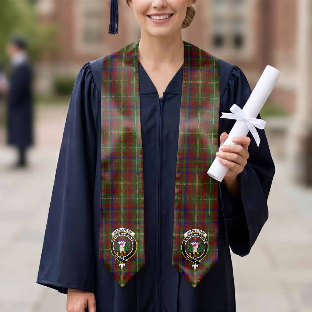 MacMaster (McMaster) Tartan Crest Graduation Stole - Tartan Vibes Clothing