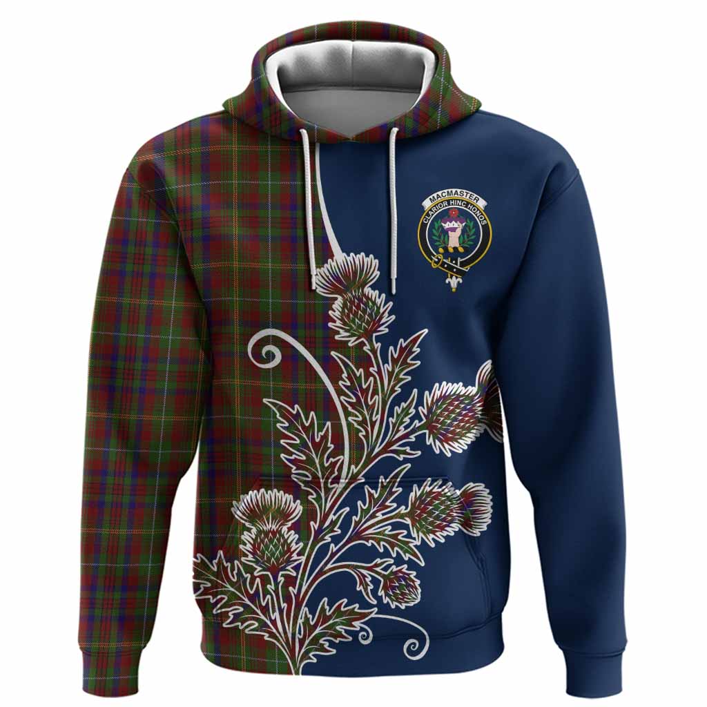 MacMaster (McMaster) Tartan Crest Proud Scottish Basic Thistle Hoodie