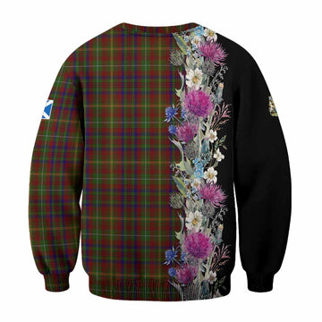MacMaster (McMaster) Tartan Crest Thistle Floral Sweatshirt - Tartan Vibes Clothing