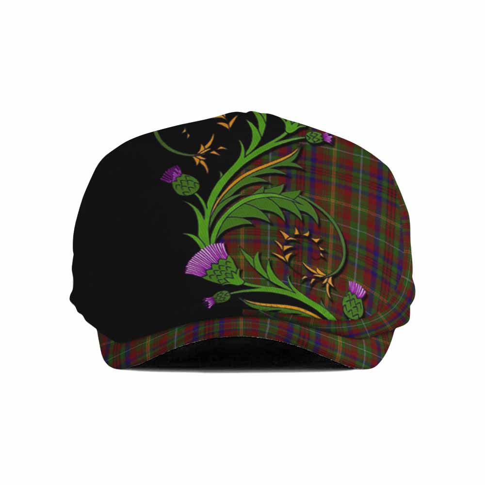 MacMaster (McMaster) Tartan Flat Cap, Jeff Cap Scottish Thistle Pride Heritage Art Flat Cap - Tartan Vibes Clothing