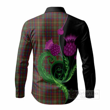MacMaster (McMaster) Tartan Long Sleeve Button Shirts Traditional Scottish Thistle Men's Shirt - Tartan Vibes Clothing