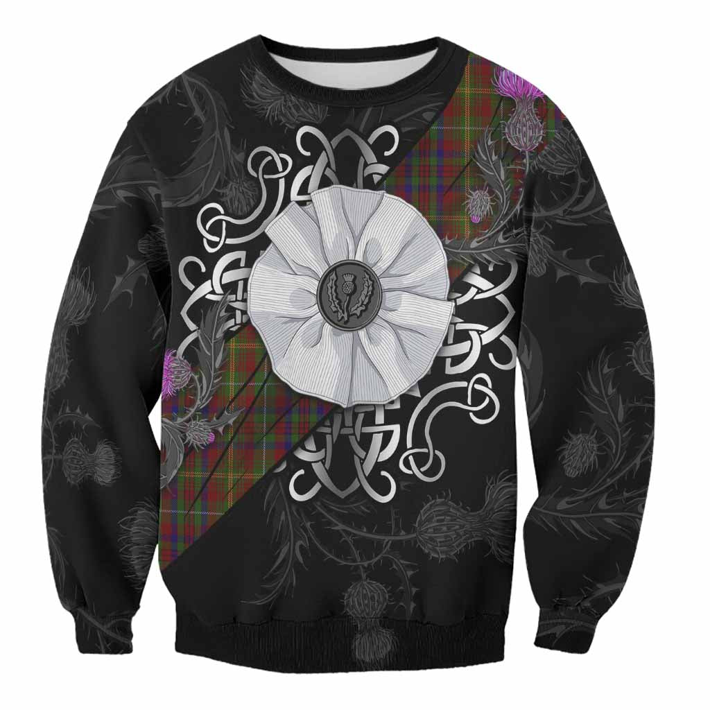 MacMaster (McMaster) Tartan Sweatshirt Jacobite White Rose Unisex - Tartan Vibes Clothing
