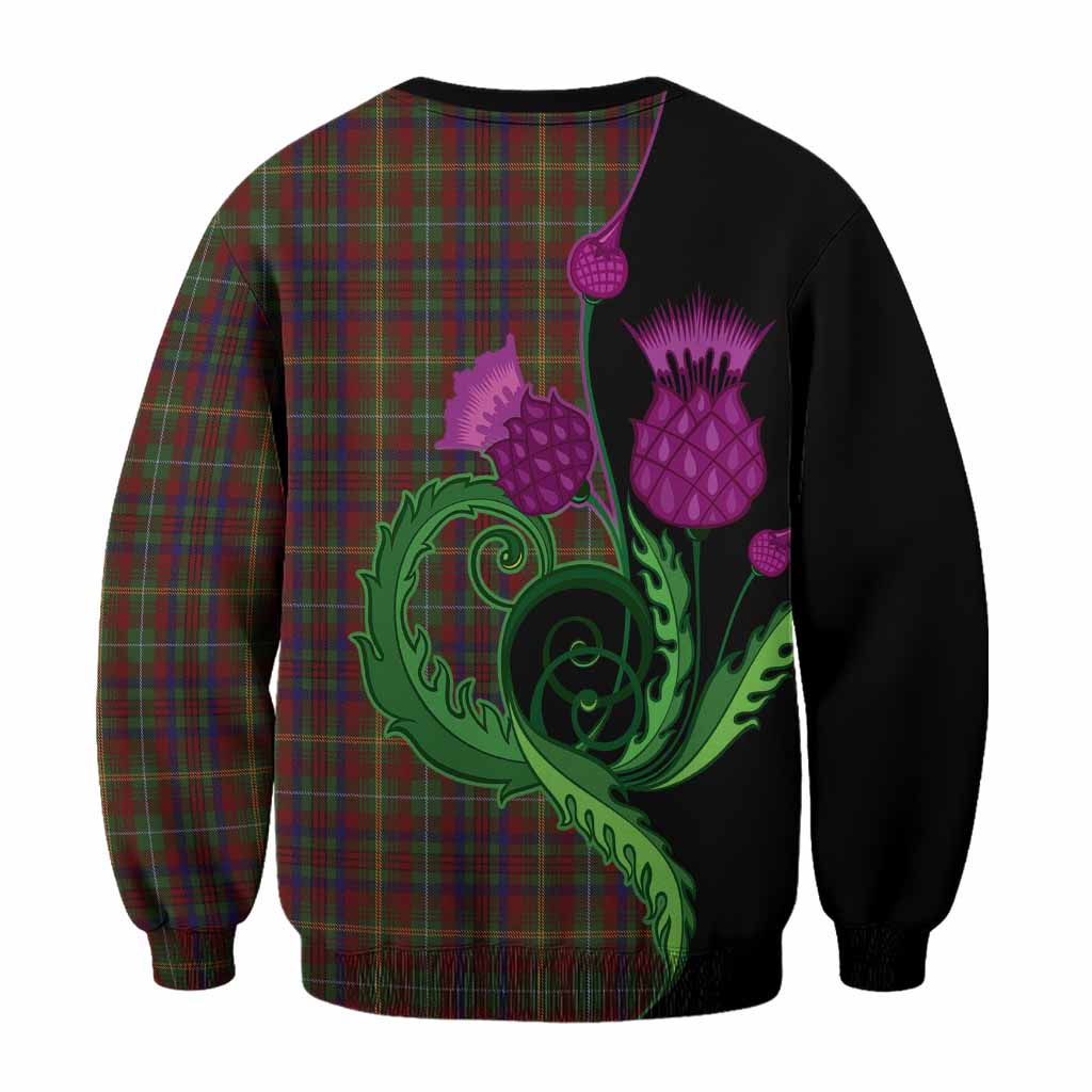 MacMaster (McMaster) Tartan Sweatshirt Traditional Scottish Thistle - Tartan Vibes Clothing