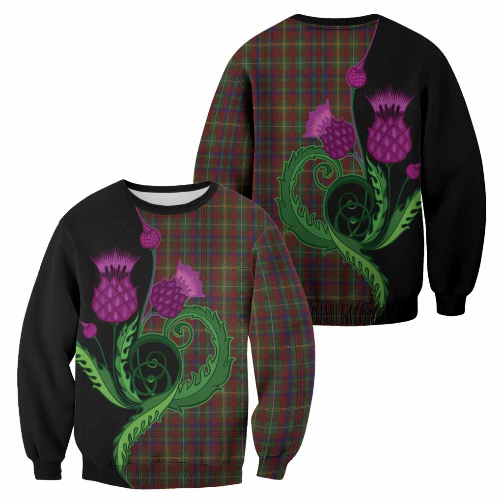 MacMaster (McMaster) Tartan Sweatshirt Traditional Scottish Thistle - Tartan Vibes Clothing