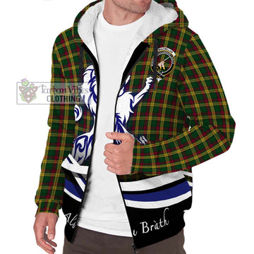 MacMillan (McMillan) Tartan Sherpa Hoodie with Alba Gu Brath Regal Lion Emblem