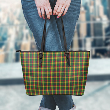 MacMillan (McMillan) Tartan Leather Tote Bag