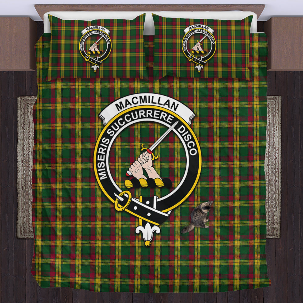 MacMillan (McMillan) Tartan Bedding Set with Family Crest US Bedding Set - Tartan Vibes Clothing