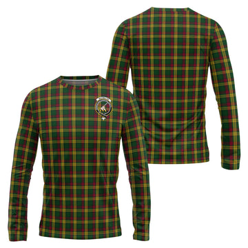 MacMillan (McMillan) Tartan Long Sleeve T-Shirt with Family Crest