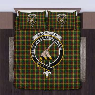 MacMillan (McMillan) Tartan Quilt Bed Set with Family Crest