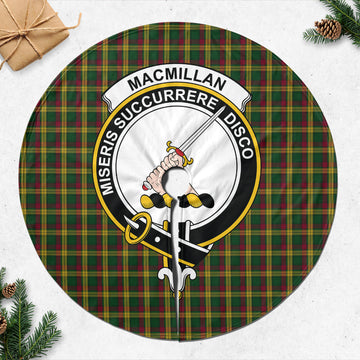 MacMillan (McMillan) Tartan Christmas Tree Skirt with Family Crest