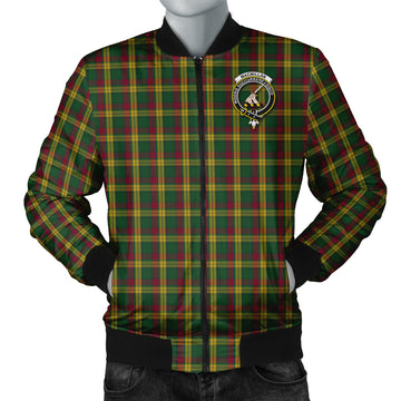 MacMillan (McMillan) Tartan Bomber Jacket with Family Crest