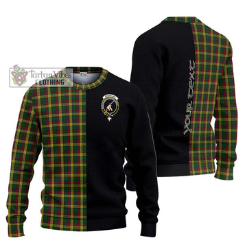 MacMillan (McMillan) Tartan Ugly Sweater with Family Crest and Half Of Me Style