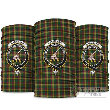 MacMillan (McMillan) Tartan Neck Gaiters, Tartan Bandanas, Tartan Head Band with Family Crest