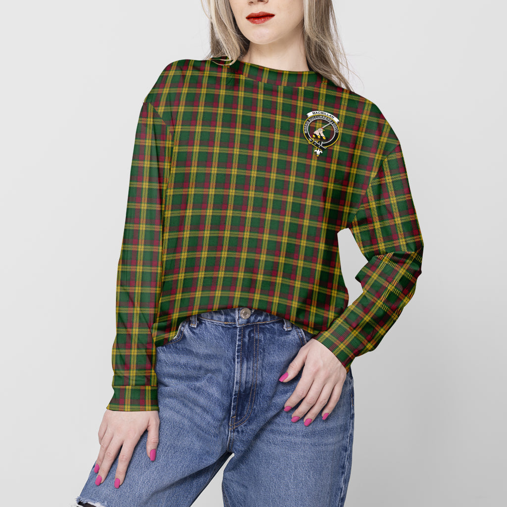 MacMillan (McMillan) Tartan Sweatshirt with Family Crest - Tartan Vibes Clothing