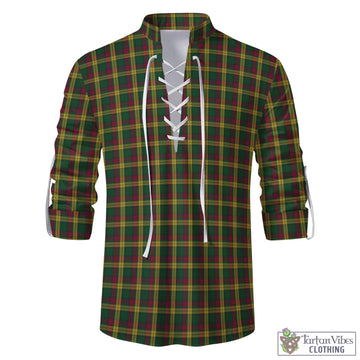 MacMillan (McMillan) Tartan Men's Scottish Traditional Jacobite Ghillie Kilt Shirt