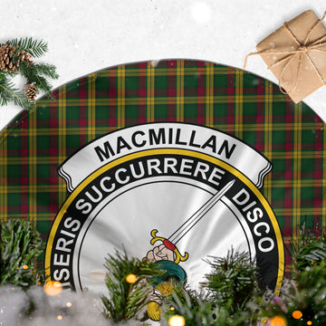 MacMillan (McMillan) Tartan Christmas Tree Skirt with Family Crest